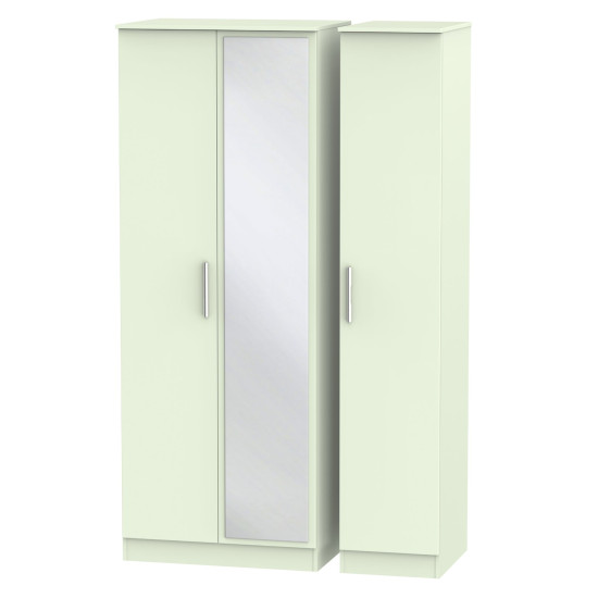 Coventry Tall 3 Door Mirrored Wardrobe